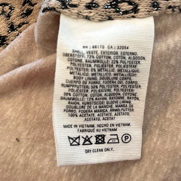 Anthropologie Caronnier Leopard Metallic Relaxed Coat - Size L - Picture 12 of 13